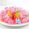 10pcs/lot Children's Cartoon Rings Candy Flower Animal Bow Shape Ring Set Mix Finger Jewelry Rings Kid Girls Toys 3