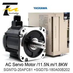 Новое и оригинальное сервопривод yaskawa SGDM-20ADA + GMGH-20ACA61 двигателя Скорость 1500 крутящий момент 11.5N.m Напряжение AC200V