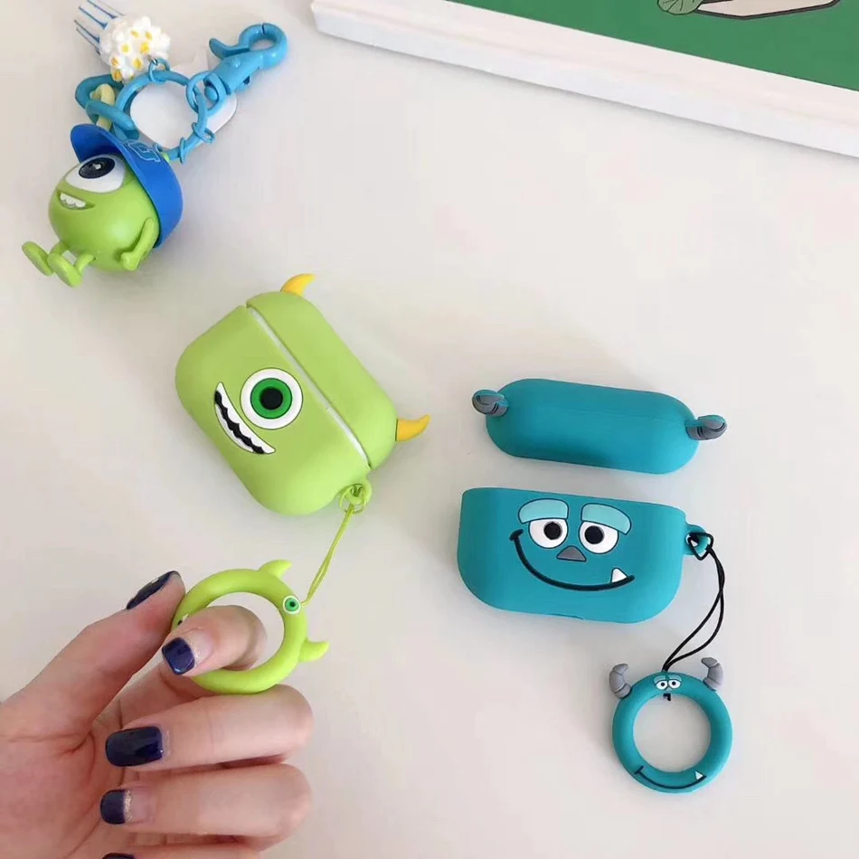 3D чехол для наушников для Airpods Pro Чехол Милые силиконовые собаки Ститч Мультяшные наушники/Earpods чехол s для Apple Air pods 3 Pro Чехол