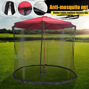 

Outdoor Parasol Mosquito Net Home Bed Mosquito Net Patio Courtyard Camping Desk Umbrella Net Cover Prevent Insect Home Textile