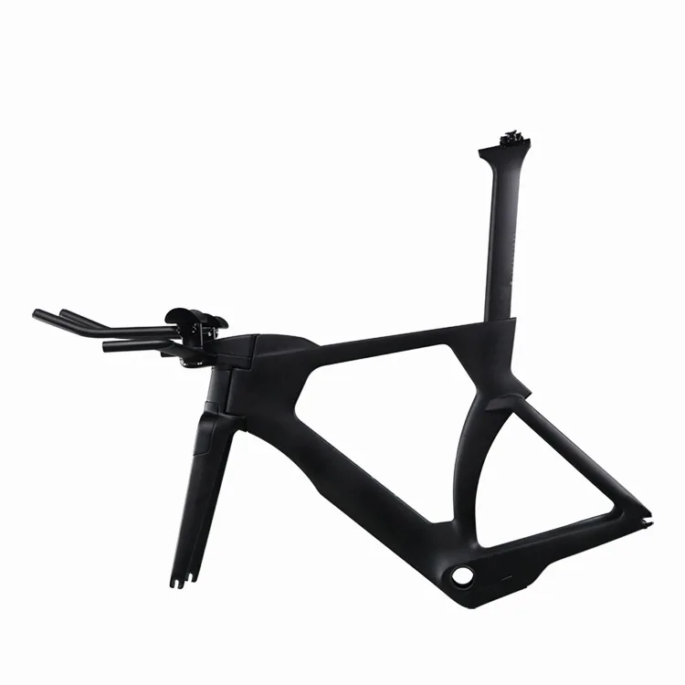 Best Professional Painting Time Trial Bike Frameset 57cm Di2 with tools box Brake Sets and TT Bar Matte finish 2