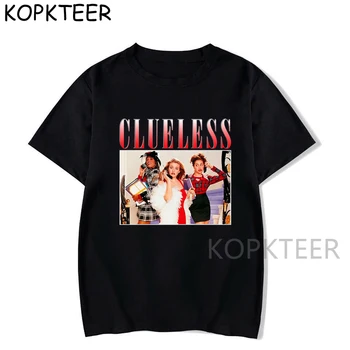 

Tshirt Women Vogue 100% Cotton Tshirt Clueless Movie Grace Adler Will & Grace Singers Tumblr Grunge Streetwear Black T-shirt