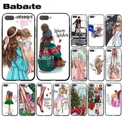 Babaite модный коричневый волос для мамы, девочки, королевы, чехол для телефона с рождественским рисунком для Huawei Honor 8X9 10 20 Lite Honor 7A 7C Honor10i vision 20