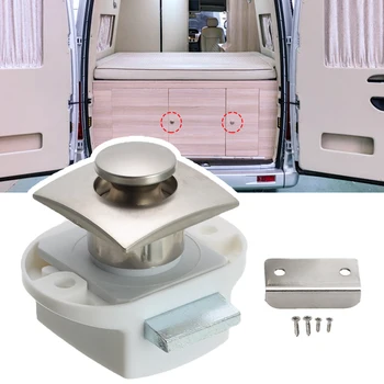 激安 Universal Camper Car Push Lock Mini Button Locks RV Caravan Boat Cupboard Door Knob Home Diameter 20mm Motor Drawer Latch
