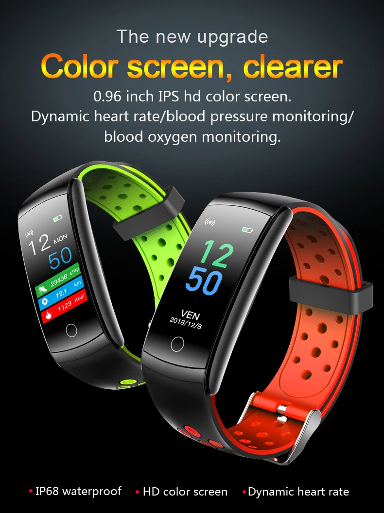 UTELITE Q8, умный браслет для мужчин и женщин, монитор сердечного ритма, водонепроницаемый браслет, фитнес-трекер, умные часы для Xiaomi, huawei, Apple Phone