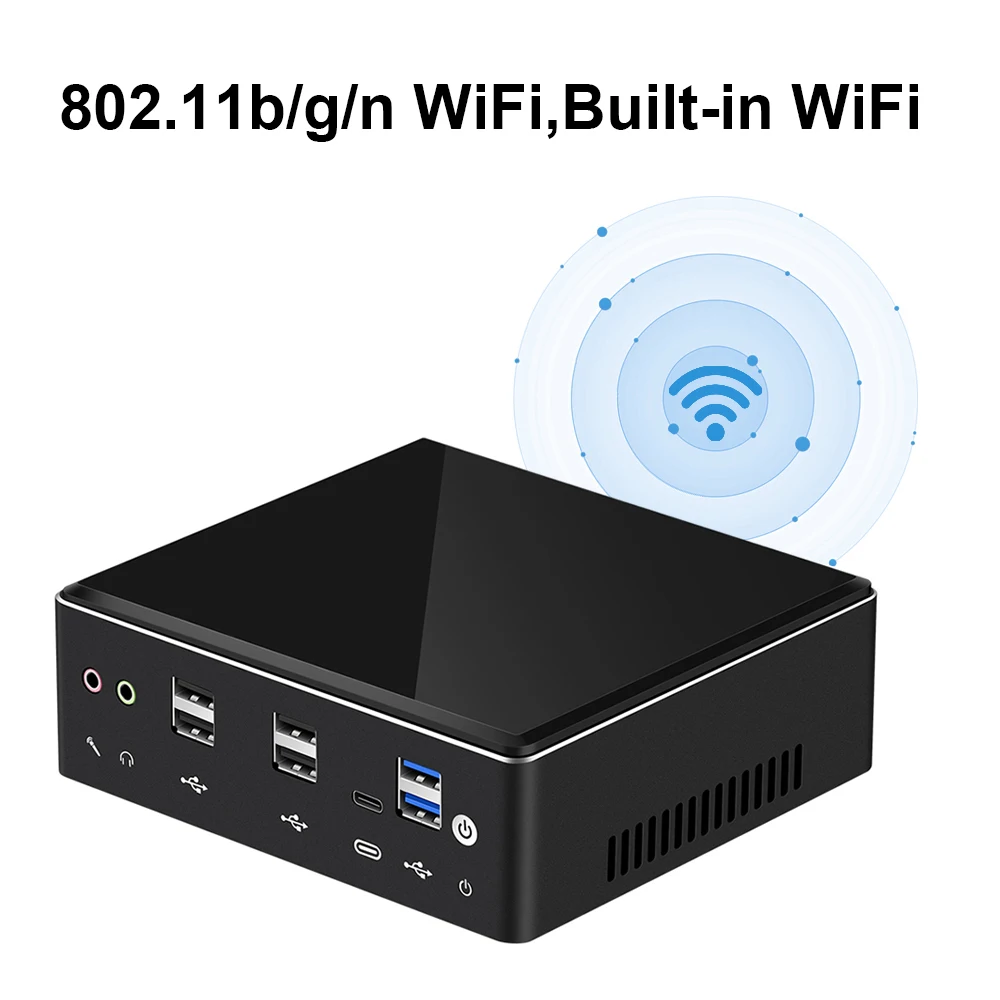 Mini PC Intel Core i7 7500U 8650U computadora Windows 10 2 * DDR4 M.2 SSD de 8 * USB DP tipo-C 2 *