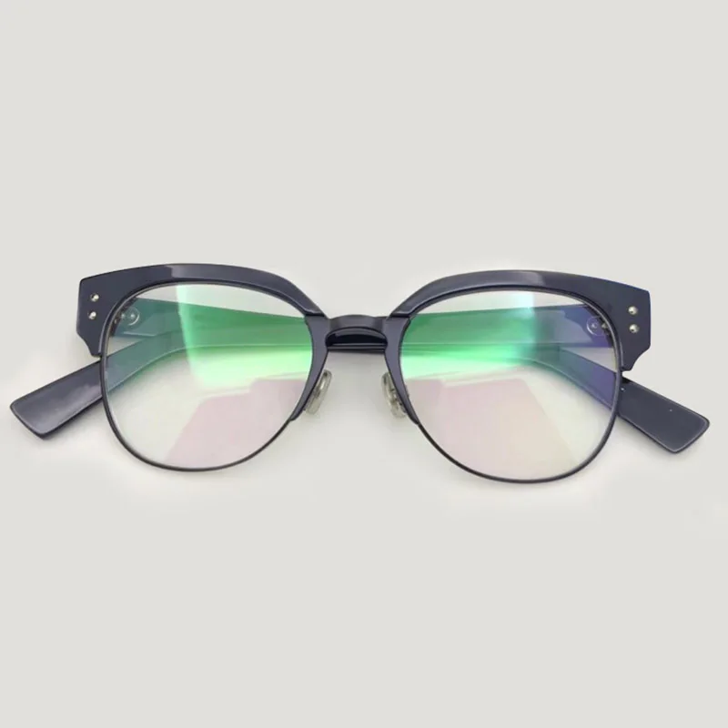 No1 Eyeglasses Унисекс, винтажные круглые очки для чтения, ацетатная оправа, Ретро стиль, индивидуальные очки, прозрачные линзы, оправа для очков - Цвет оправы: No1 Eyeglasses