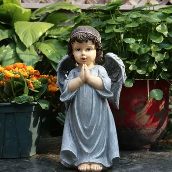 

Garden Decoration Outdoor Garden American Country Creative Gardens resin figure angel ornaments