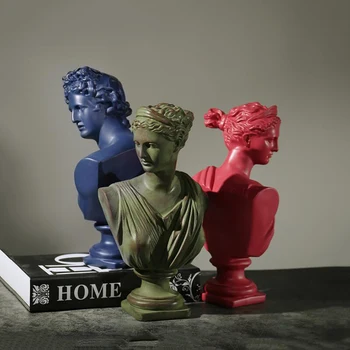 

EUROPEAN DESK RESIN DAVID STATUE ORNAMENTS HOTEL HOME LIVNGROOM FIGURINES CRAFTS CLOTHING SHOP OFFICE ACCESSORIES DECORATION ART
