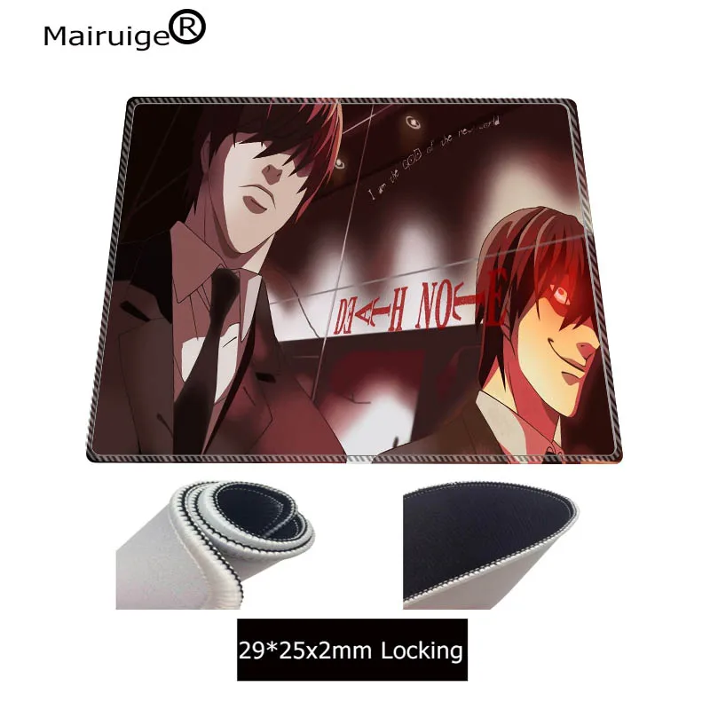  Death Note Anime Large Gaming Mouse Pad Locking Edge Keyboard Mouse Mat Gaming Grande Desk Mousepad