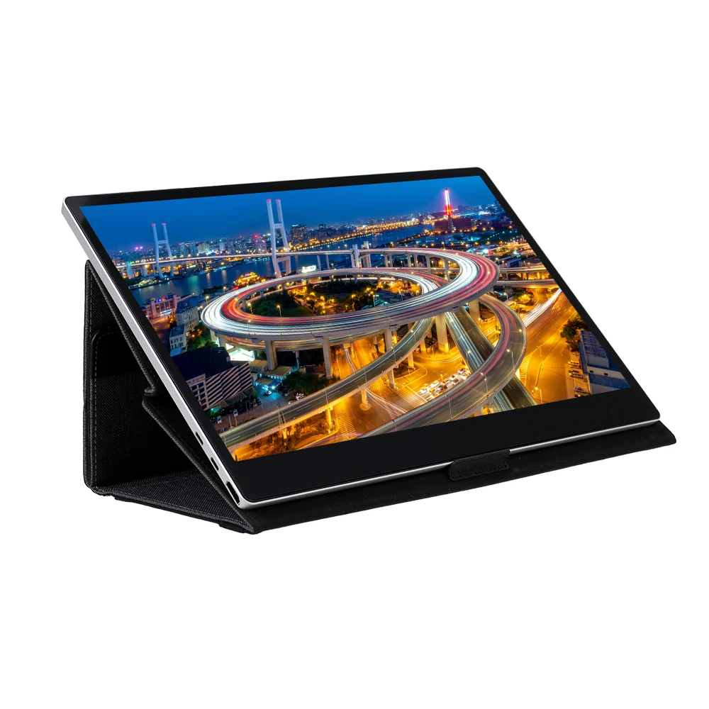 Портативный монитор 15,6 ''светодиодный 4K ips экран расширения для переключателя/PS4/xbox ONE/ПК/ноутбука(с сенсорным экраном EU Plug