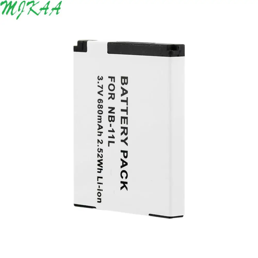 

2 шт. 680 мА/ч, NB-11L NB-11LH Батарея зум-объектив для Canon PowerShot A2400 A2500 A2600 A3400 A3500 A4000 IS ELPH 320 340 350 HS IXUS 265