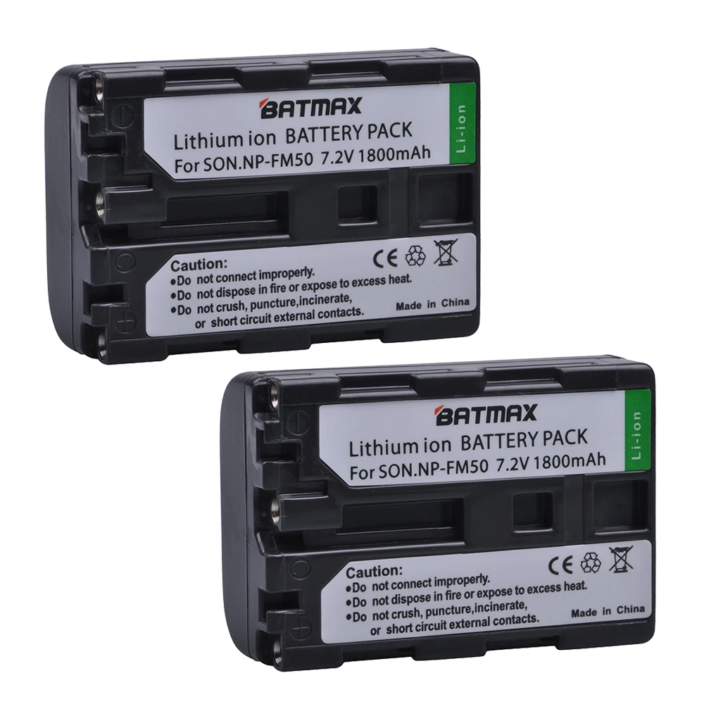 1800mAh NP-FM50 NP FM50 NP-FM50 NP FM50h Camera Battery for Sony NP-FM51 NP-FM30 NP-FM55H DCR-PC101 A100 Series DSLR-A100 