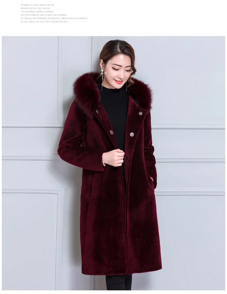 Зимние пальто с капюшоном Женское пальто с длинным рукавом из шерсти Feminino Casaco женский кардиган из кашемира WS70