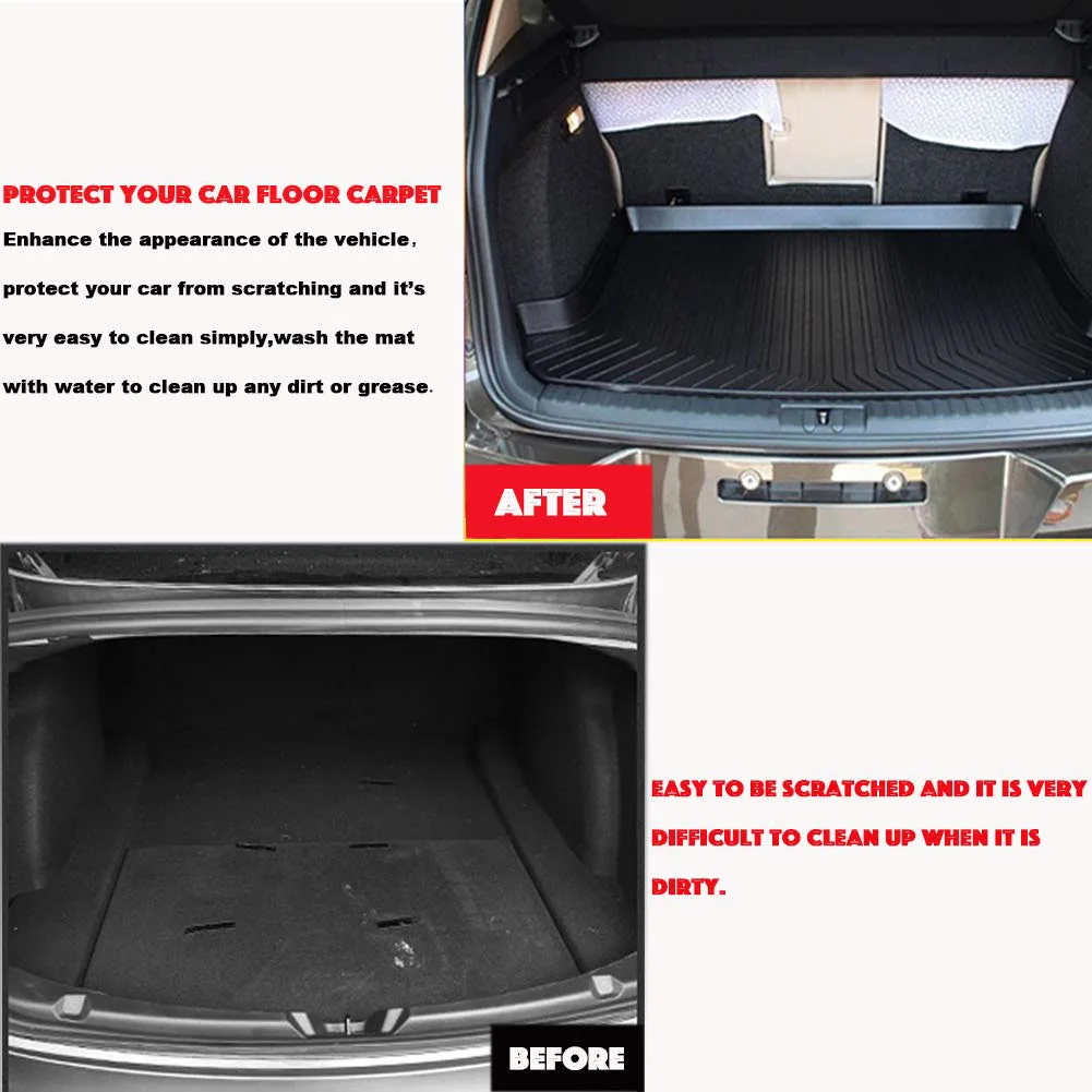 Передняя крышка багажника для хранения груза, поднос для багажника, ковровое покрытие, коврик для пола, совместимый с Tesla модель 3(переднее хранилище