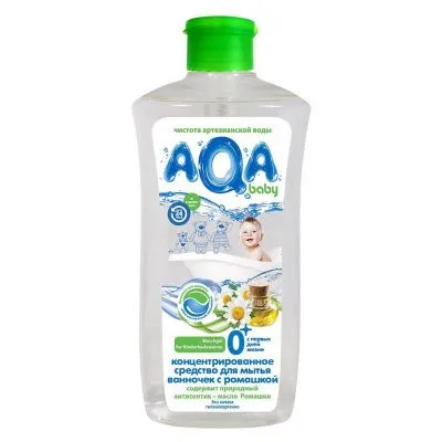 Средство для мытья детских ванночек AQA baby, с ромашкой, 500 мл