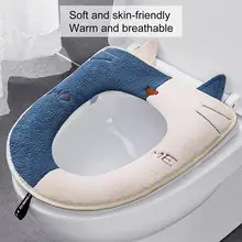 

Toilet Seat Pad Excellent Portable Skin-friendly Lovely Appearance Toilet Seat Pad for Dorm Closestool Pad Toilet Seat Mat