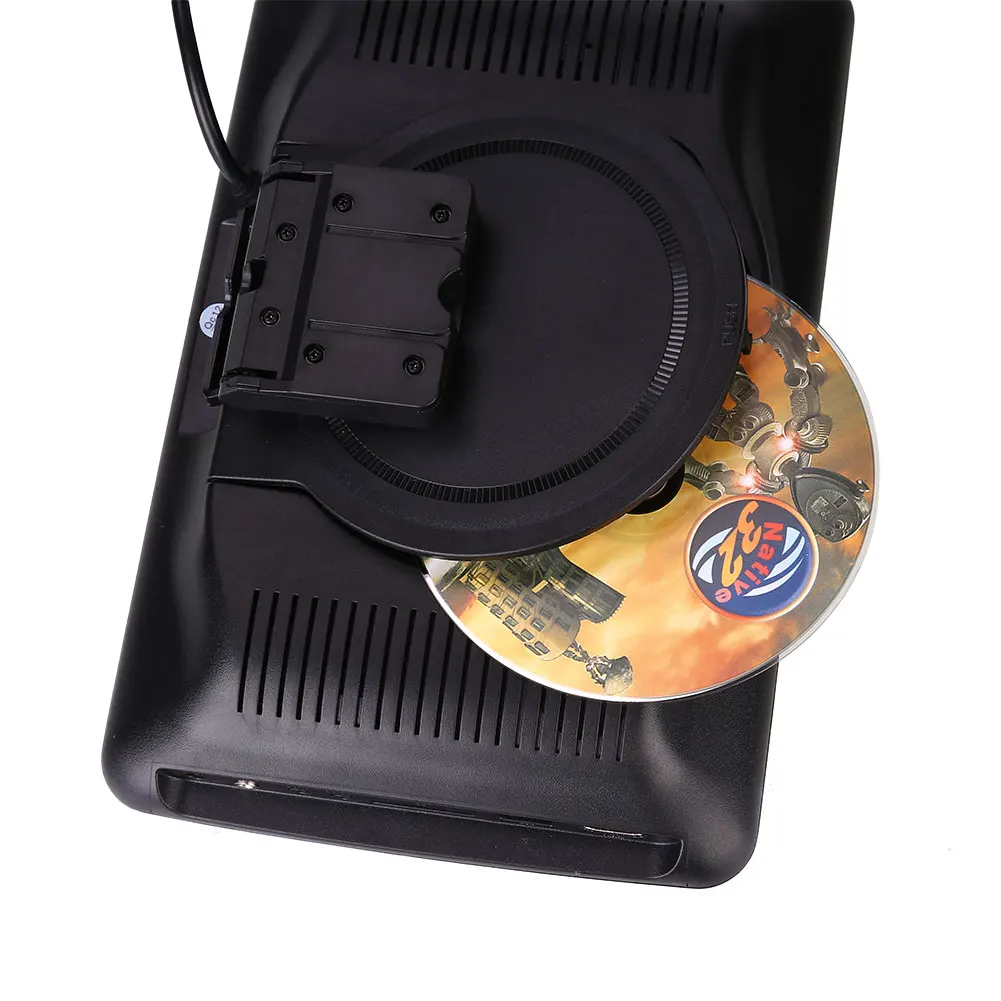 10," HD lcd Автомобильный подголовник монитор DVD/CD/USB/SD плеер Поддержка TF карты