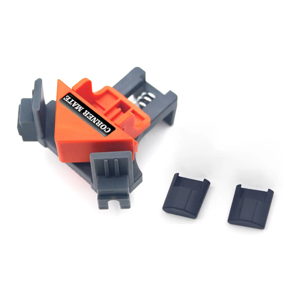 

Hot 1/4 pcs 90 Degree Right Angle Clamp Fixing Clips Picture Frame Corner Clamp Woodworking Hand Tool Angle Clamps Pipe Clamp