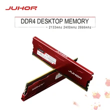 Ram 16gb 8gb 4 ram de juhor ddr4 2133mhz 2400mhz 2666mhz memória desktop dimm nova memoria do navio de dimm com dissipador de calor