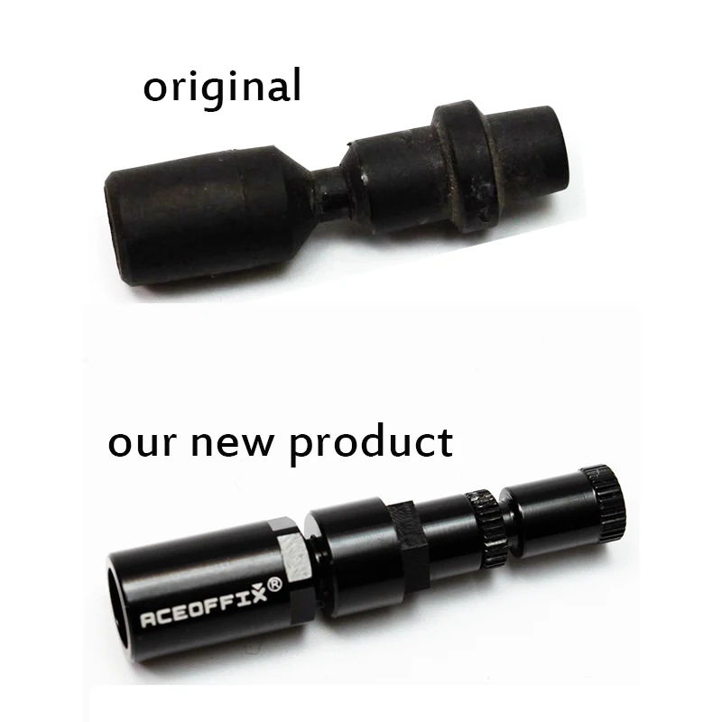 Aceoffix for brompton folding bike cable regulator 6colors seat line-passer speed changer line tube fine-tuning screw