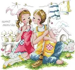 

hh-MM Mouse avatar Counted Cross Stitch Kit Cross stitch RS cotton with cross stitch SODA 384