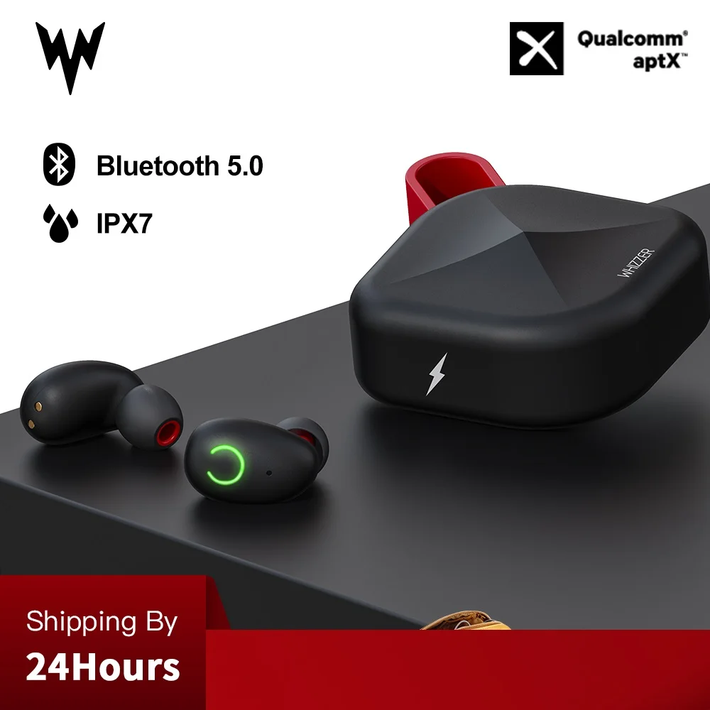 TWS 5.0 Bluetooth Earphones QCC3020 bluetooth IPX7 Wireless Waterproof Smart Earphone Support Aptx Wireless Charging