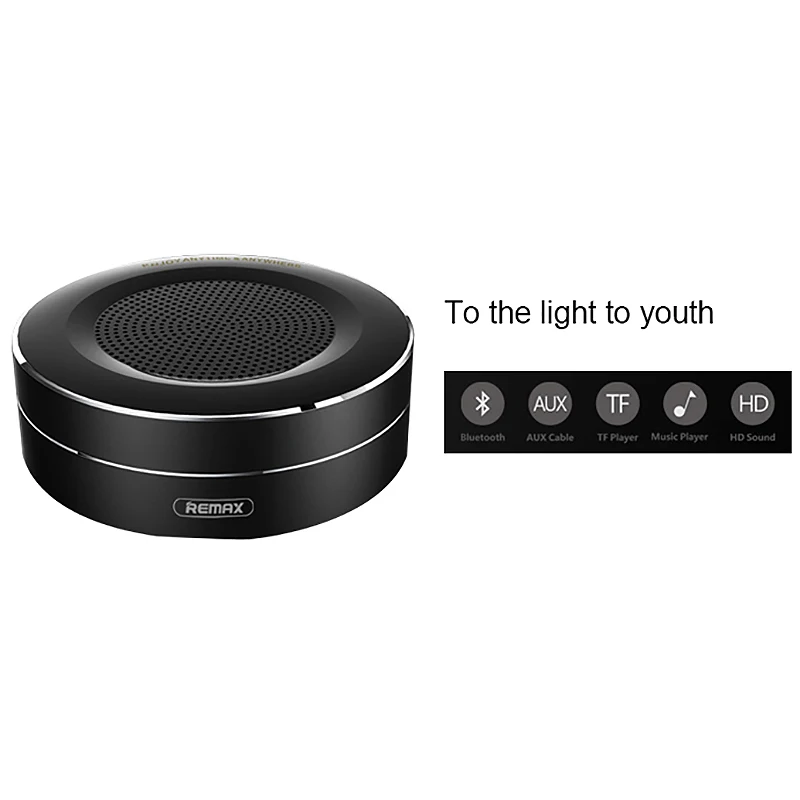 Remax Hifi портативный Bluetooth динамик беспроводной с Bluetooth портативный динамик подходит для проса huawei Iphone Oppe Vivo и O