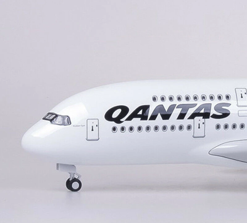 1/160 масштаб самолета 46 см пассажирский самолет A380 Qantas Airways светодиодный самолет модель