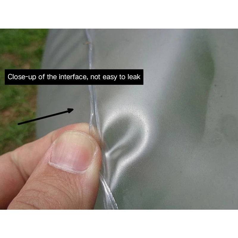 20L Durable Transparent PVC Large Collapsible Drinking Water Bag Foldable Water Carrier Container Bottle For Outdoor Camp Picnic