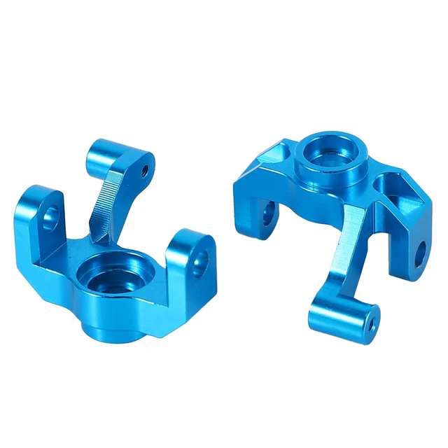 Aluminum Steering Hub Carrier Knuckle (L/R) 0005 Portal Drive Housing Front for WLtoys 12428 12423 1/12 FEIYUE Desert Eagle FY03 3