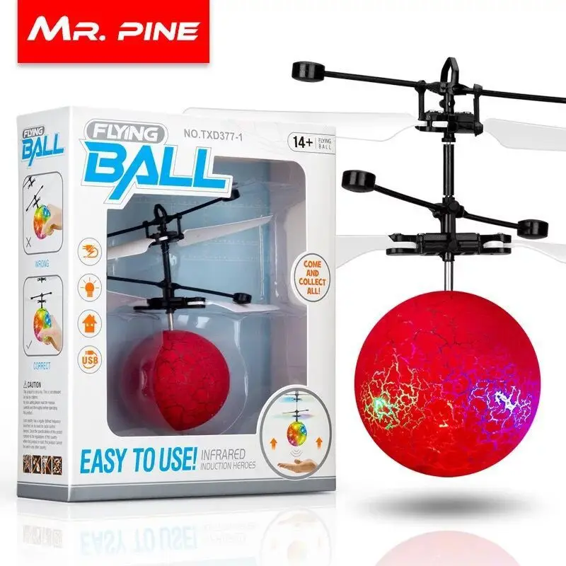 

Mini Induction Flying Balls USB Charging Helicopters Mini Drones Electronic Planes Dron Gifts Luminous Aircraft Toys for Kids