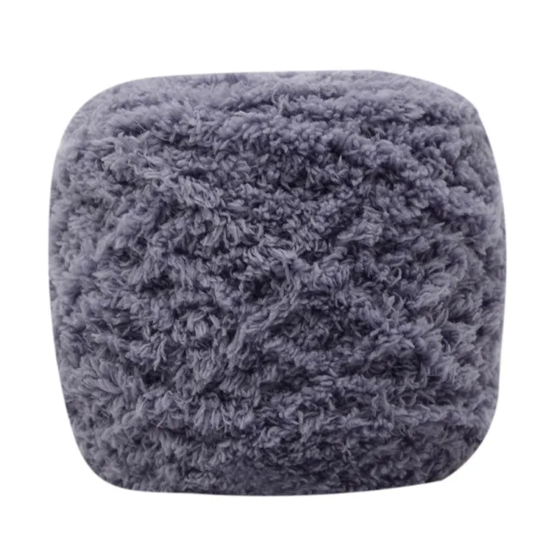 Шерстяное одеяло для вязания на руку, очень мягкая удобная пряжа для вязания крючком, ковровые шапки, Коралловая бархатная пряжа - Цвет: F