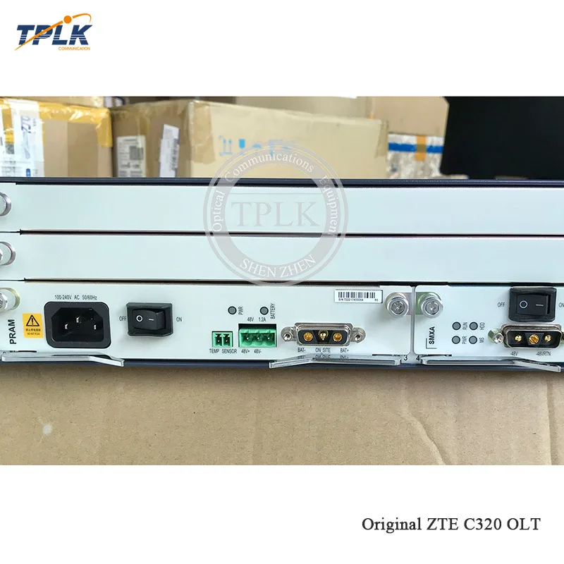 Горячая C320 мини zte C320 OLT шасси GPON EPON с 1* 1GE SMXA+ коляска(220/110 В