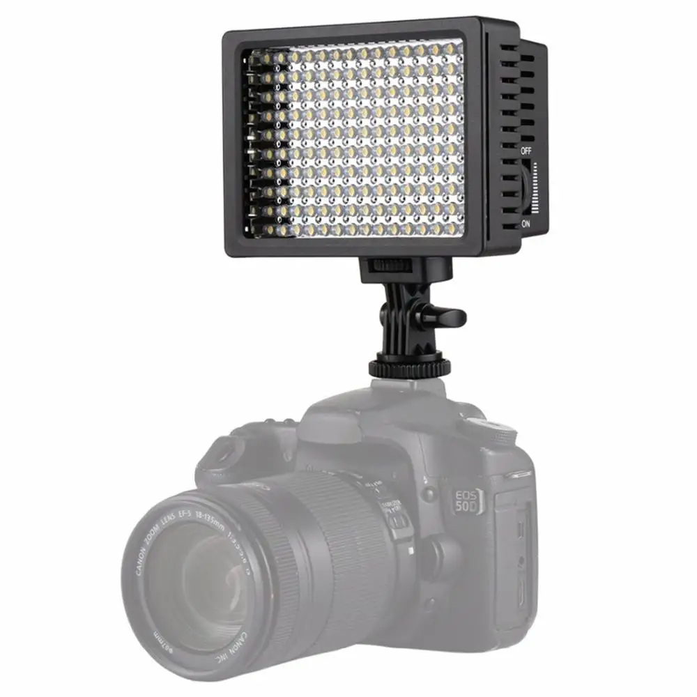 

160 LED Video Light Lamp Studio Photo Photography Light for Canon Nikon DSLR Camera