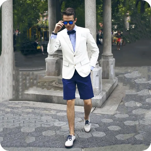Short Pant Formal Slim Fit Summer Groom 