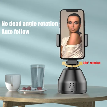 

New Ho Auto Tracking Smart Shooting Holder 360°Rotation Auto Face Selfie Stick Suitable for Phone Tablet Live Streaming SMD66