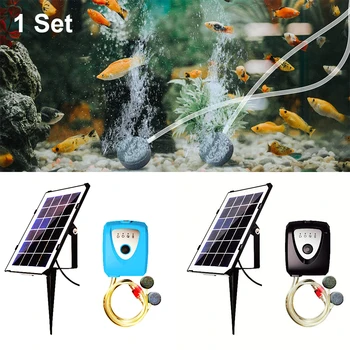

Fish Tank Sucker Non Slip Water Pump Solar Powered Oxygenator Outdoor Pool Air Oxygen Fountain Small Pond Silent Home Decor
