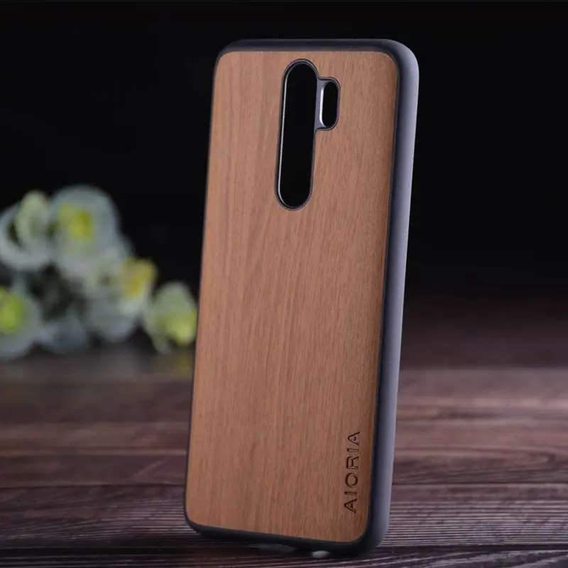Чехол с изображением дерева для Xiaomi Redmi Note 8 pro, мягкий ТПУ, силикон, Жесткий ПК, дерево, искусственная кожа, чехлы - Цвет: Yellow