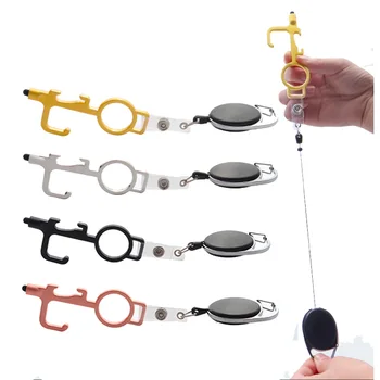 

10pcs 3 in 1 Multi Opener Non-Contact EDC Door Opener Bottle Opener Contactless Safety Tool Hygiene Hand Key Door Handle Hook