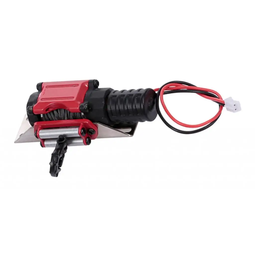 Electric 1/10 Scale Winch CNC Machined for RC Rock Crawler Axial SCX10 D90 D110, Traxxas -4,  TF2 Upgrade Parts