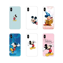 Для Apple IPhone X XR XS 11Pro MAX 4S 5s 5C SE 6S 7 8 Plus ipod touch 5 6 Micky mouse аксессуары чехлы для телефонов