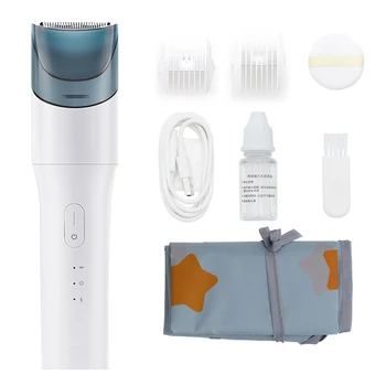 

Smate Children'S Mute Electric Hair Clipper Trimmer Ceramic Cutter Head Soft Waterproof Automatically Suck Hair Haircut