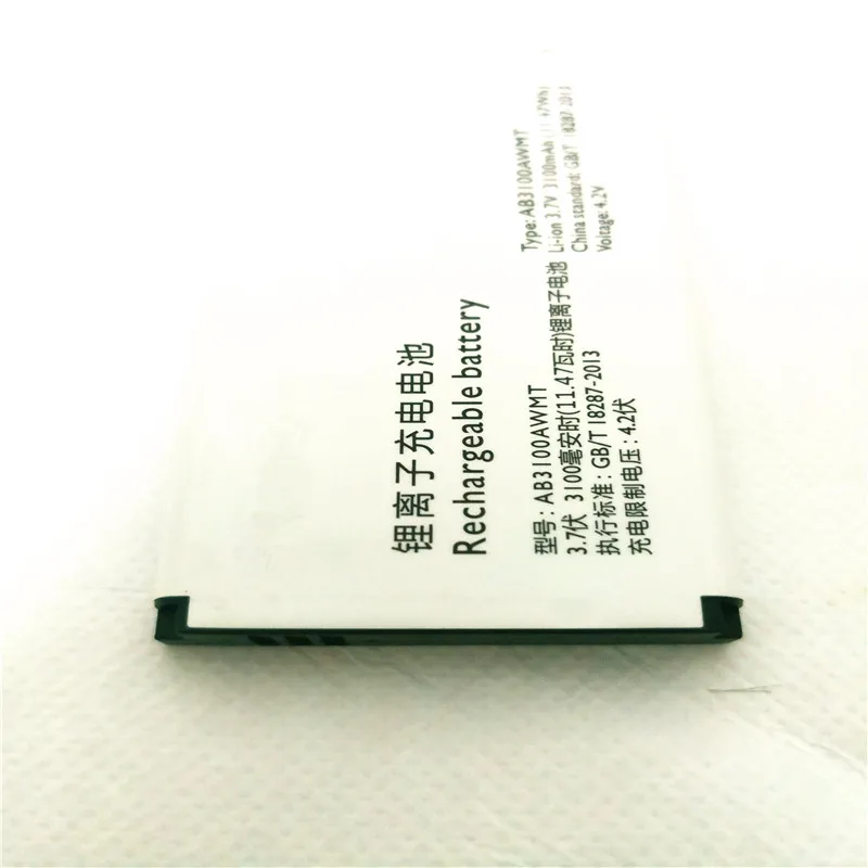 AB3100AWMT сотовом телефоне Батарея для мобильного телефона PHILIPS Xenium E181 E180 CTE181 CTE180