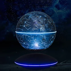 Mapa mundi led magnético de levitação, globo de luz decoração terrestre, bola mágica antigravidade, luzes noturnas