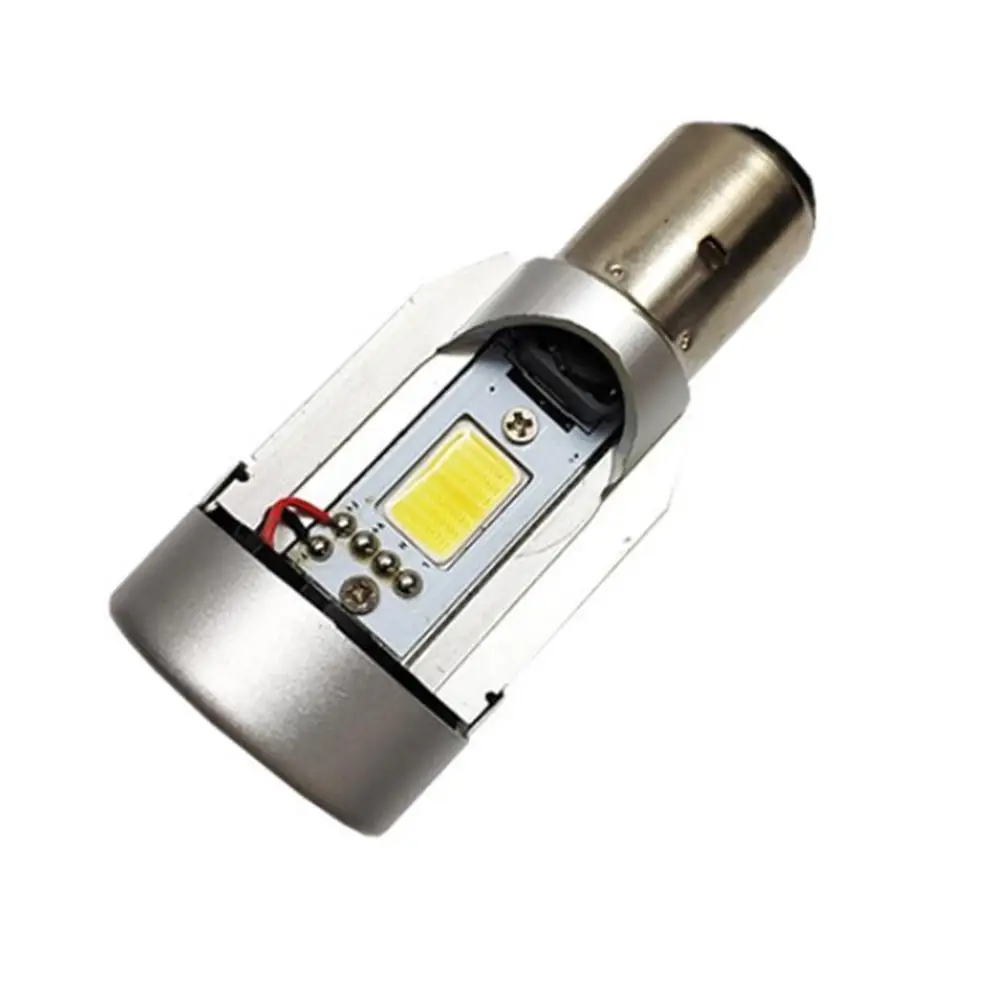 1 шт. мотоциклетные светодиодный фары H4 H6 Rfit фар 3 Pin 2 Pin весом 9-36V COB светодиодные фары
