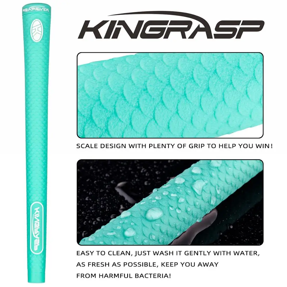 KINGRASP golf grip 9/bag The golf medium grip доступен в разные цвета. Может использоваться как для мужчин, так и для женщин