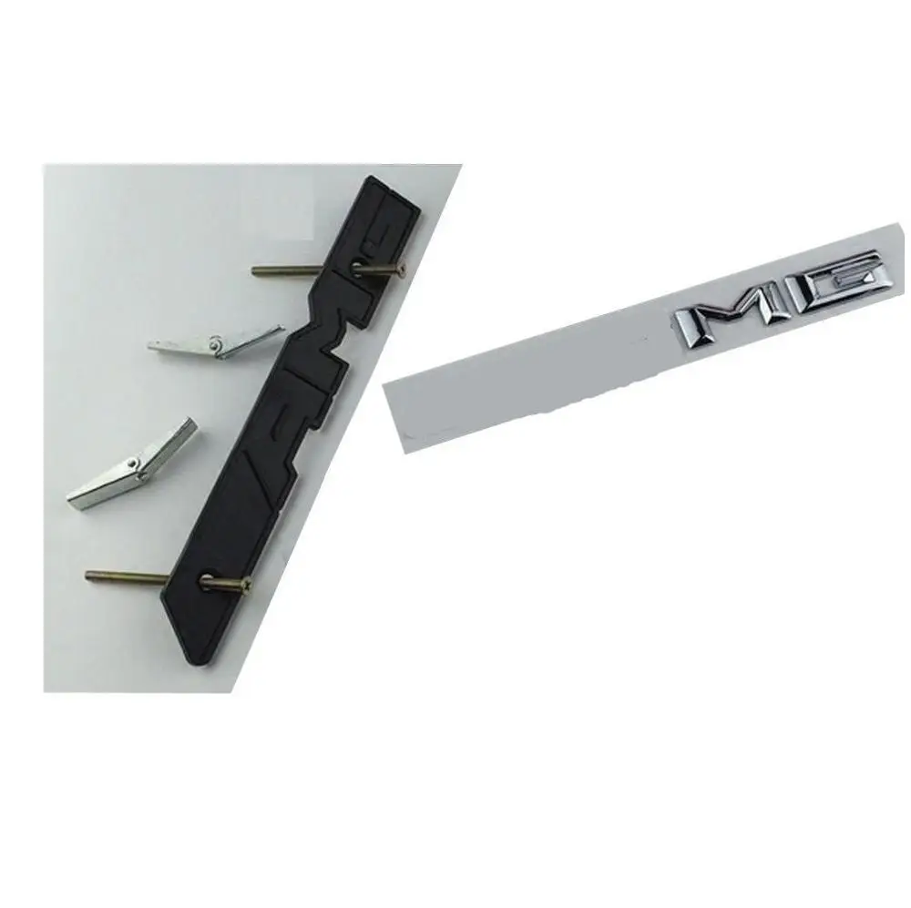 Хромированный АБС-пластик для //// AMG-письма багажник гриль герб значок Mercedes |