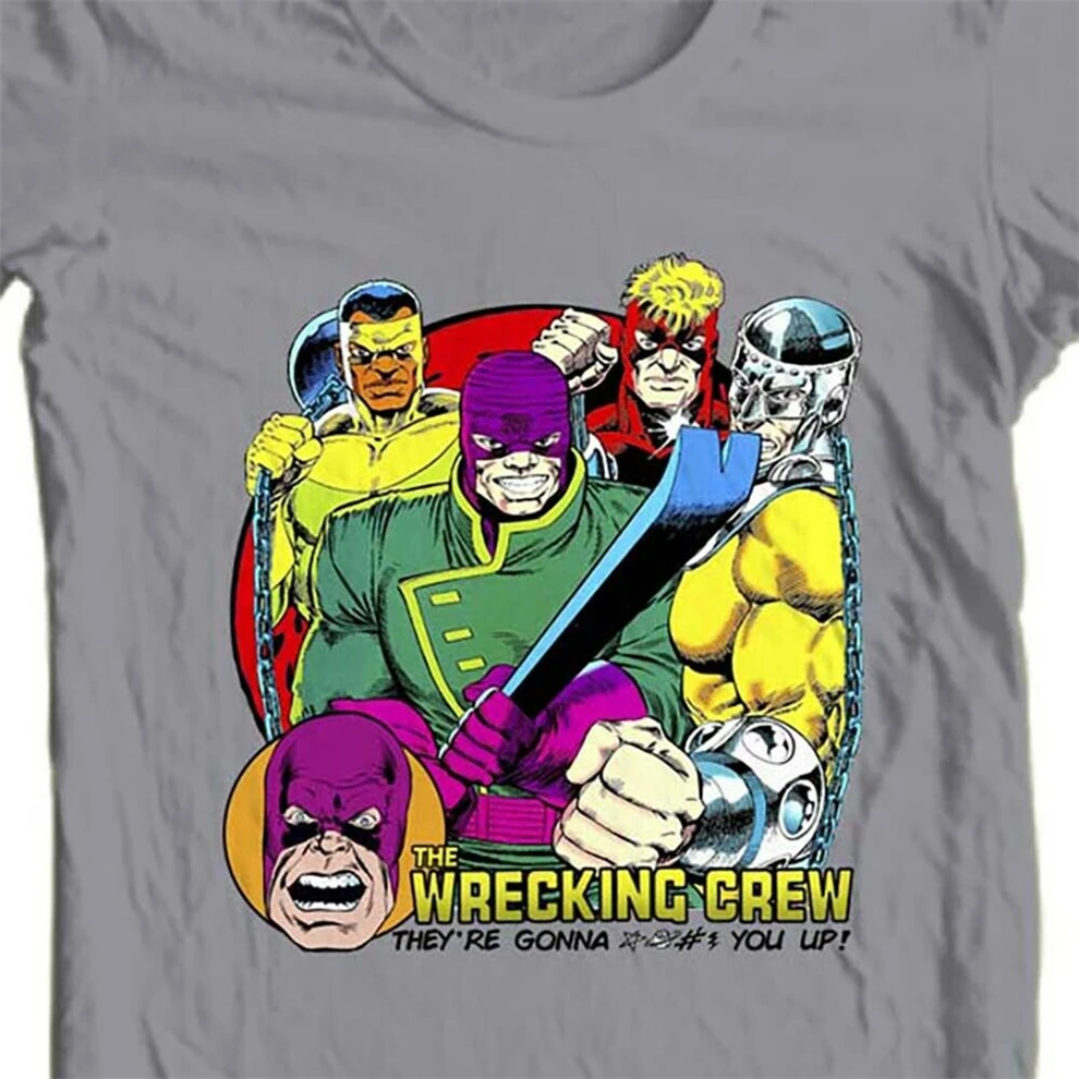Tim Penghancur T Kemeja Vintage Marvel 