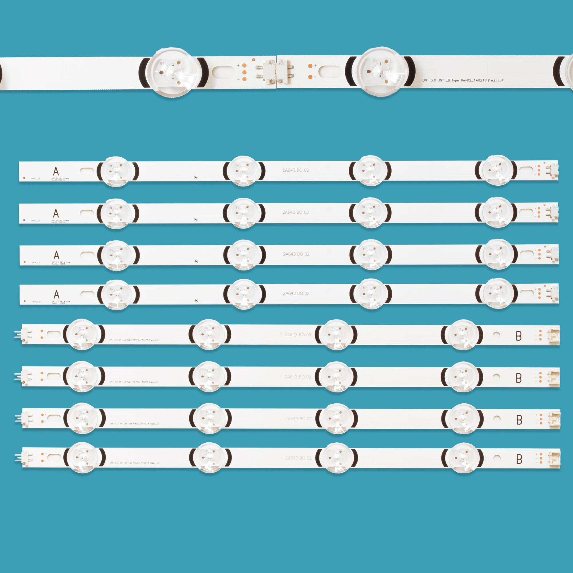 LED Backlight strip 8 Lamp For LG TV 390HVJ01 lnnotek drt 3.0 39